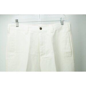Rota Ponza White Cotton Linen Blend Chino Pants Trousers 48 EU Brand NEW